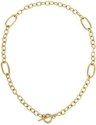 Adornia Oval Link Station Necklace in Gold at Nordstrom Rack