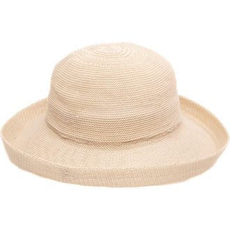 San Diego Hat Company Knit Kettle Brim Hat in Cream at Nordstrom Rack
