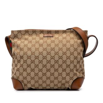 Gucci Pre-owned Gucci GG Canvas Web Crossbody Ladies Z97FQ871NGF58WF6