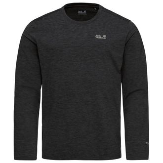 Jack Wolfskin Trail L/S Funktionsshirt f&uuml;r Herren | schwarz