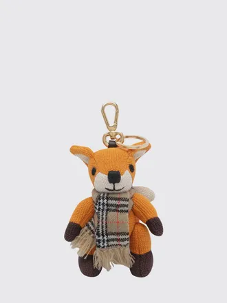 Burberry Animal-Shaped Vintage Check Cotton Keyring