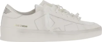 Golden Goose White Star Patch Stardan Leather Sneakers