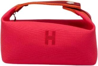 Herm&egrave;s Pre-owned Bride-A-Brac Canvas Handbag - Dames - Vintage Accessoires - Roze - ONE Size - Vintage