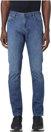 Emporio Armani Slim Fit Jeans, male, Blue, W29, Classic Denim Jeans