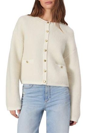 Rag & Bone Kaia Boxy Boucl&eacute; Cardigan in Ivory at Nordstrom Rack, Size Xx-Small