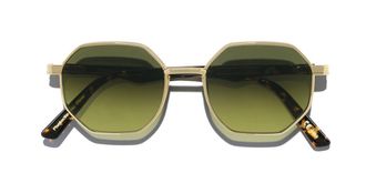 L.G.R Danakil 6692 Mens Sunglasses Gold Size 50