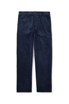 A.P.C. Fergus Straight-Leg Cotton-Blend Corduroy Trousers