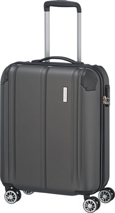 Travelite Koffer TRAVELITE City Trolley, Damen, Gr. B/H/T: 40cm x 55cm x 20cm 40 l, grau (anthrazit), Koffer Koffer