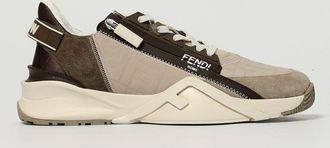 Fendi Sneakers Flow Fendi in pelle e mesh