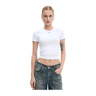 Diesel Dames, Tops, Wit, Maat: L