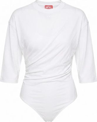 Diesel T-Milla Bodysuit - Dames - Bodies - Wit - XS - Katoen - Tops