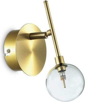 Ideal Lux Maracas - 1 Light Wall Light Antique Brass - Ideal Lux