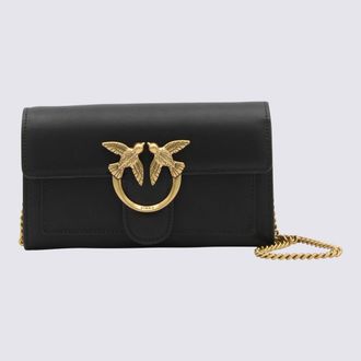 Pinko Leather Love Shoulder Bag