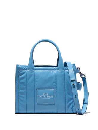 Marc Jacobs Borsa The Shiny Crinkle Tote piccola - Blu