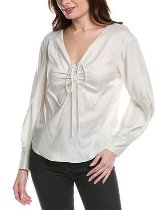 Rebecca Taylor Drawstring Blouse