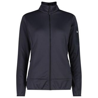 F.lli Campagnolo Jacket Jacquard Double Knitted Fleecejacke f&uuml;r Damen | grau