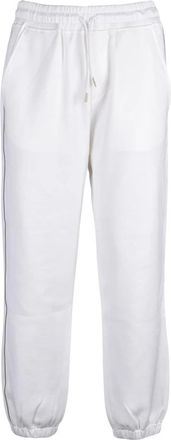 Eleventy Pantalone - Heren - Sweatpants - Wit - S - Katoen - Broeken
