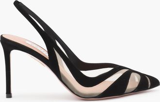 Aquazzura With Heel Blacks And Greys-Donna