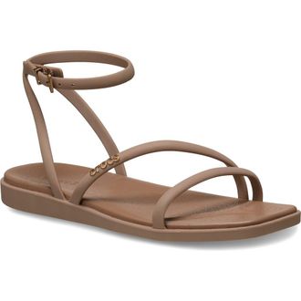 Crocs Miami Ankle Strap Sandal in Milk Chocolate at Nordstrom, Size 8