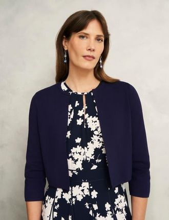 Hobbs London Ella Cardigan in Midnight at Nordstrom, Size X-Large