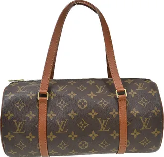 Louis Vuitton Papillon Handbag Monogram Canvas Brown Canvas Handbag (Pre-Owned)