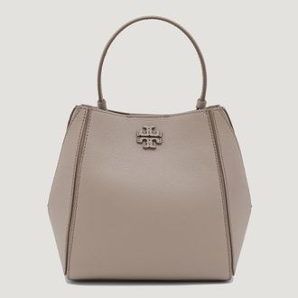 Tory Burch Grey Mcgraw Small Bucket Bag