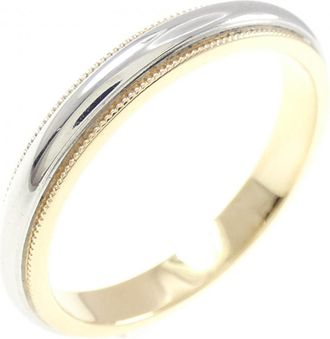 Tiffany & Co. Platinum Yellow Gold Yellow Gold (18K) Platinum 950 Band Ring (Pre-Owned)