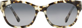 Maui Jim MJ747 24K Monstera Leaf Filigree Sunglasses - Gray