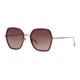 Chopard SCHL02V Gradient Lens Sunglasses - Red
