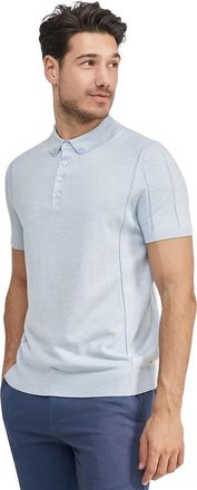 Blue industry Polo korte mouw Blue Industry lichtblauw regular fit