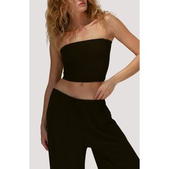 Stone Fox Swim Flora Smocked Tube Top Cover-Up at Nordstrom, Size X-Small/small