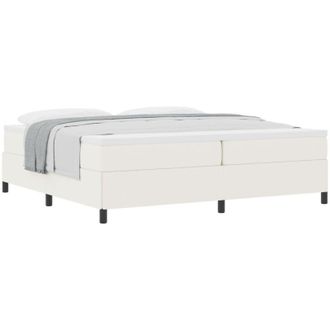 vidaXL Estructura De Cama Crema 200 X 200 Cm Telas De Pana Vidaxl