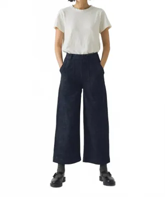 Toast Annie Organic Side Button Jeans In Indigo
