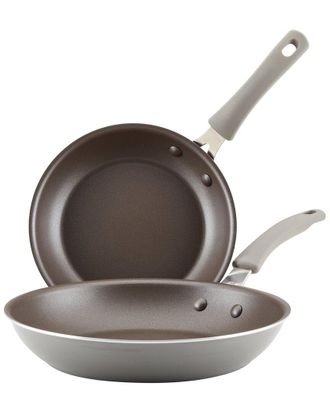 Rachael Ray Cook + Create Aluminum Nonstick Frying Pan Set, 2Pc