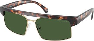 Michael Kors MK2261 SAINT LUCIA 300671 Womens Sunglasses Gold Size 59