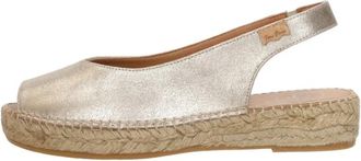 Toni Pons Erica Espadrille - Dames - Espadrilles - Beige - 40 EU - Leer - Schoenen