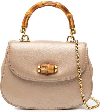 Gucci Pre-owned Mini Bags, female, Brown, Size: ONE SIZE Pre-owned Top Handle Bag