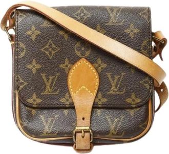 Louis Vuitton Pre-owned Cross Body Bags, female, Brown, Size: ONE SIZE Pre-owned Canvas Cross Body Bag