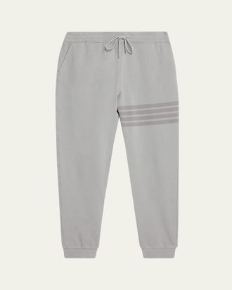 Thom Browne Mens 4-Bar Cotton Sweatpants