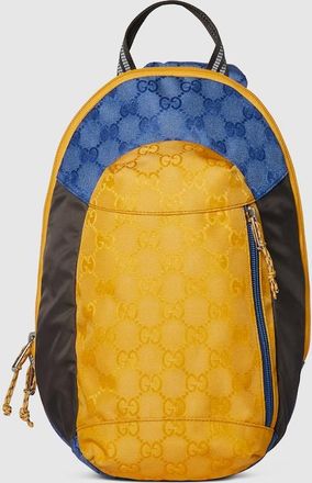 Gucci Kids - GG Nylon Backpack, Blue, Fabric