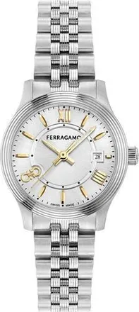 Ferragamo Duo Stainless Steel Bracelet Watch, 28mm at Nordstrom Rack