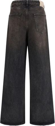 Our Legacy Womens Black Cotton Relaxed Fit Jeans Clothing