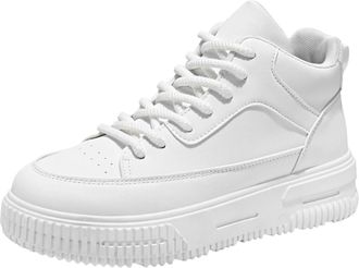 Generic Mens High Top Trainer, Trainers Men Gym Fashion Non Slip Platform Shoes Breathable Outdoor Gym Sport Sneakers Casual Versatile Lace Up Sneaker Comfy D