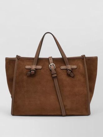 Gianni Chiarini marcella shoulder bag suede top handles strap