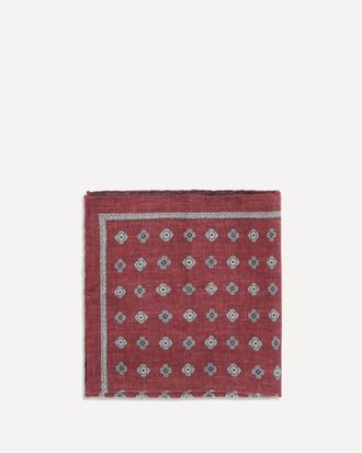 Brunello Cucinelli Foulard da taschino in seta jacquard Man UNI
