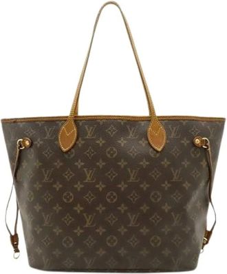 Louis Vuitton Pre-owned Tote Bags, female, Brown, Size: ONE SIZE Pre-owned Monogram Neverfull MM Tote Bag