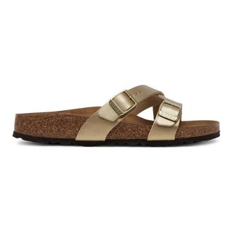 Birkenstock Dames, Schoenen, Beige, Maat: 41 EU Leer