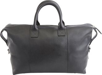 Royce New York Leather Overnight Duffel Bag