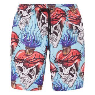 Philipp Plein Heren, Badkleding, Veelkleurig, Maat: 3XL Poliester