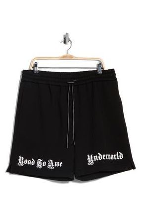 Rta Clyde Pull-On Cotton Shorts in Black Rta Underworld at Nordstrom Rack, Size Xx-Large